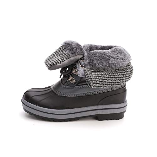 Peggy piggy Boy's Girl's Winter Boots Outdoor Waterproof Cold Weather Snow Boots Warm Shoes(Toddler/Little Kid)