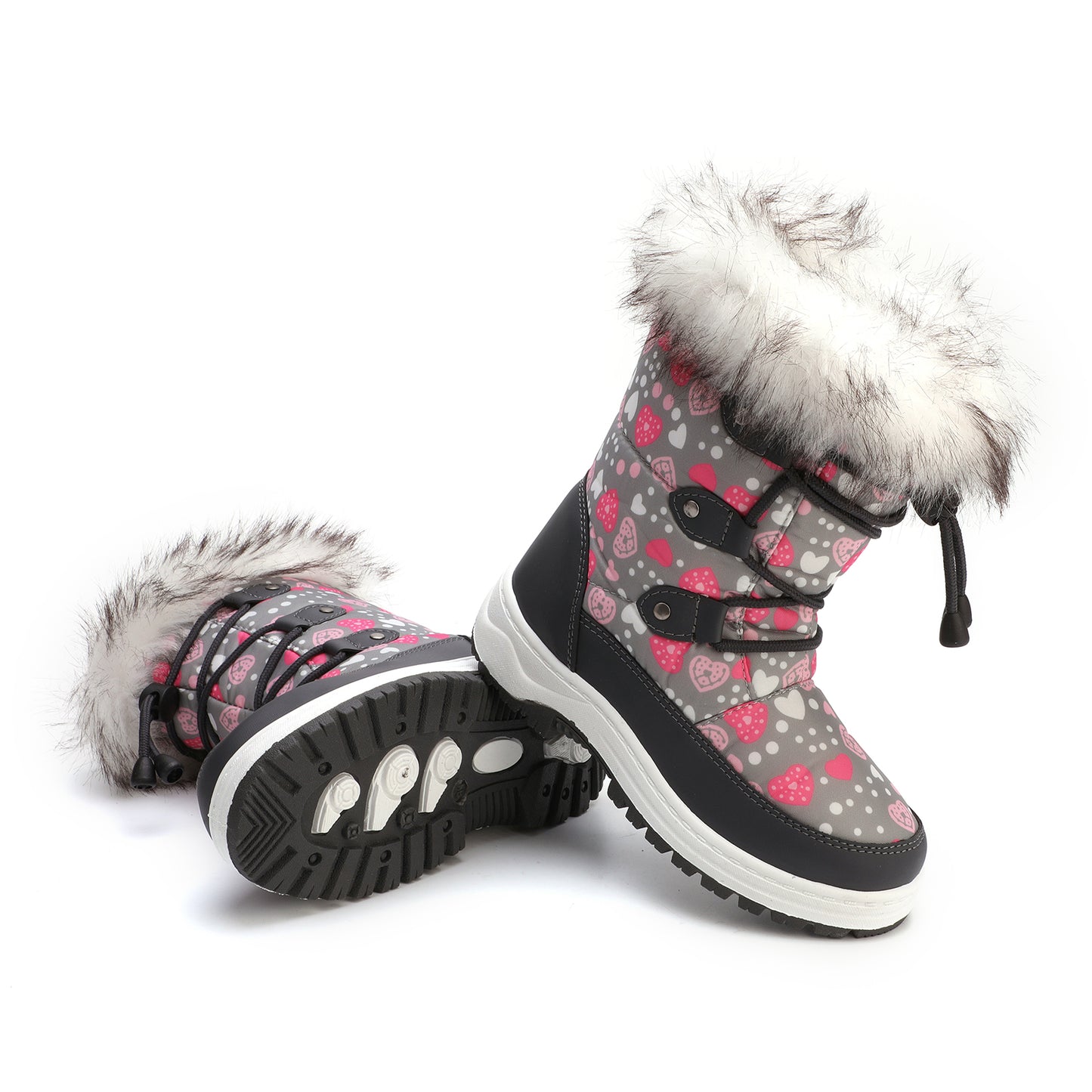 Peggy piggy Boy's Girl's Winter Boots Outdoor Waterproof Cold Weather Snow Boots Warm Shoes(Toddler/Little Kid) …