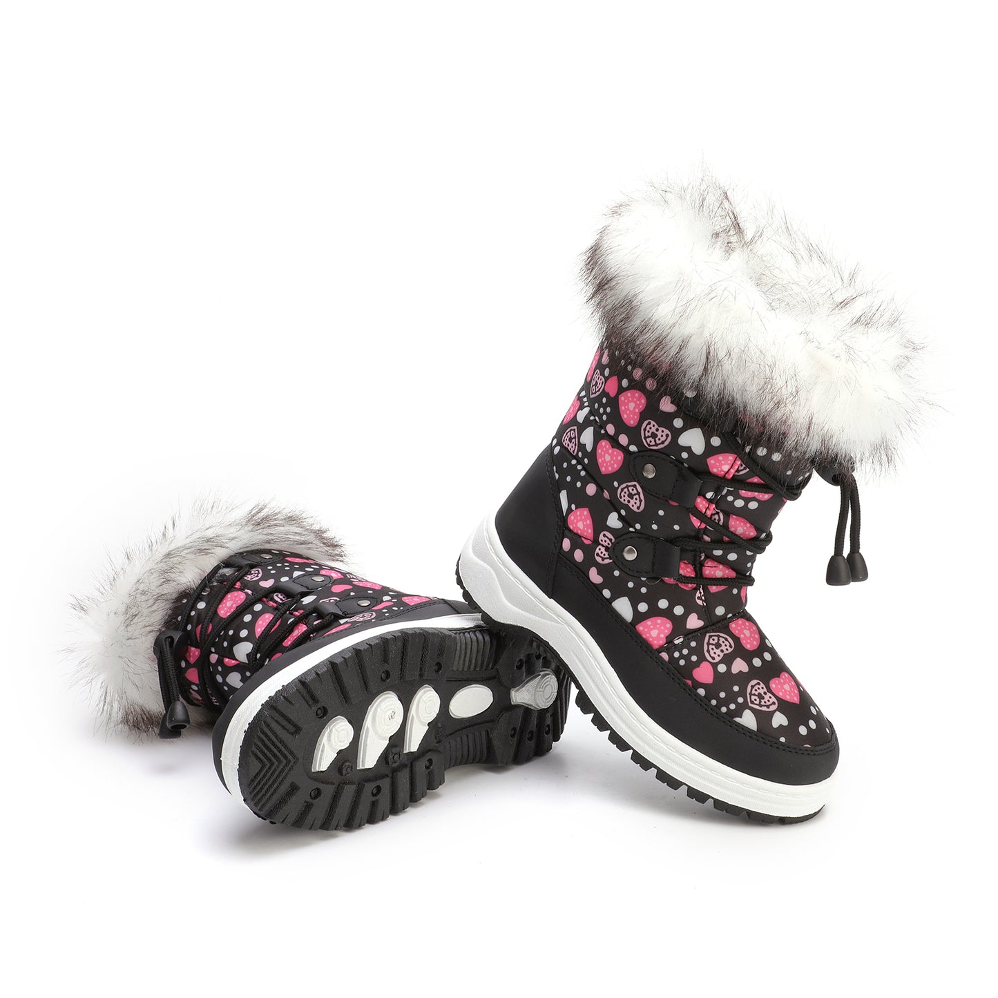 Peggy piggy Boy's Girl's Winter Boots Outdoor Waterproof Cold Weather Snow Boots Warm Shoes(Toddler/Little Kid) …